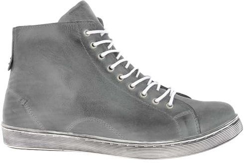 Andrea Conti Damen High Top Sneaker, Grau, 40 EU