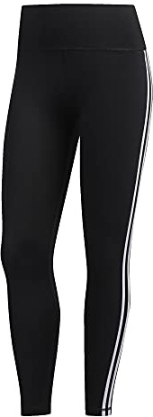 adidas Damen Believe This 3-Streifen 7/8 Tights, Black/White, S