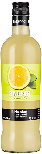 BIRKENHOF Brennerei | Saurer - fruchtiger Zitrus Likör | (1 x 0,7l ) - 15 % vol.