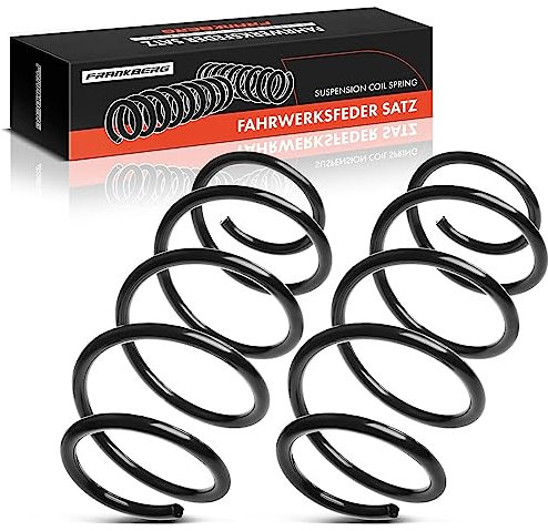 2x Federn Fahrwerksfeder Vorderachse Kompatibel mit Fox 5Z1 5Z3 Schrägheck 1.2L 2005-2011 Replace# 6Q0411105Q