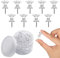 KINBOM 100pcs Reißnägel, Reißnägel Deko Pinnwandnadeln mit Edelstahlspitze Pinnwandnadeln Transparente pinnstecker für pinnwand für Wandkarten Büro-Korkentafel Bulletin Board