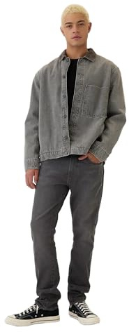 GAP Mens Athletic Slim Fit Jeans Black Wash 36X32