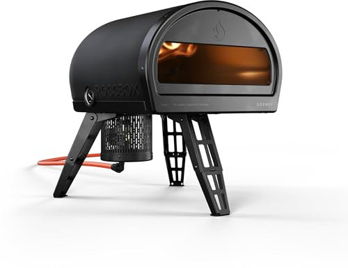 Gozney Roccbox Outdoor Pizza Oven, Black, Portable, Gas & Wood Fired, Restaurant-Grade