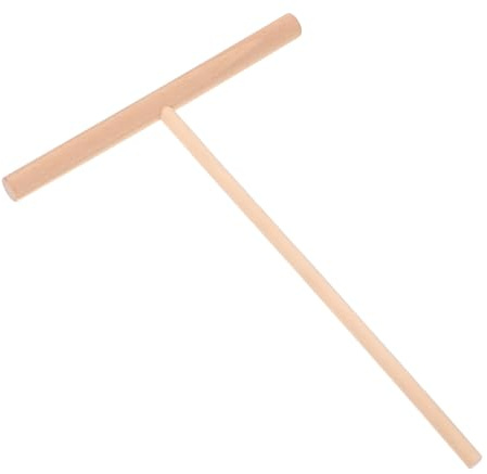 TEMPNAP Pancake Fruit Tool Spreader for Pan Pancake Distributor Baking and Pastry Tools Crepe Spreader Pancake Shape Pancake Utensil Smoother Dough Butter Bakeware Bamboo