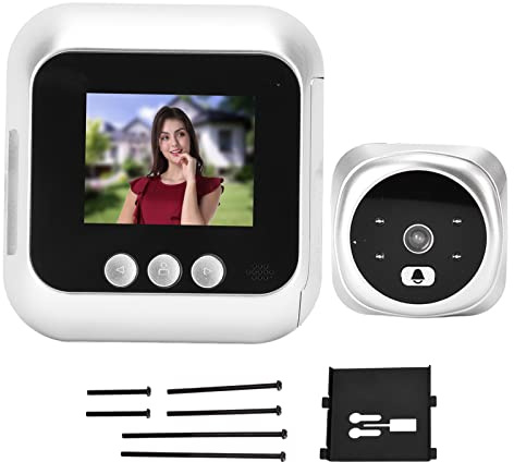 Telecamera spioncino per spioncino digitale, visore digitale per porta di sicurezza 2,8 pollici Visione notturna grandangolare 135 gradi 720P per uso domestico