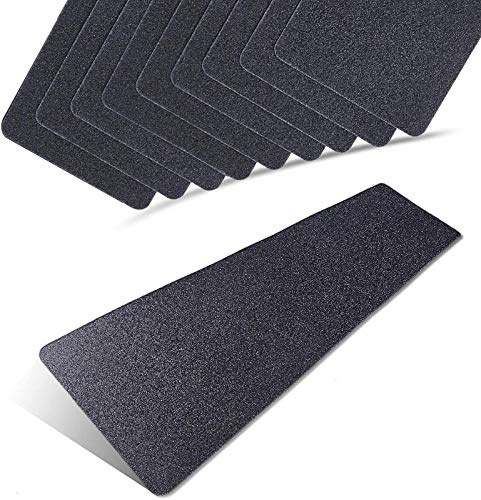 Suole Antiscivolo Adesive per Scale, 15 cm x 60 cm Battistrada, Strisce Antiscivolo, Sicurezza Bambino confezione da 10