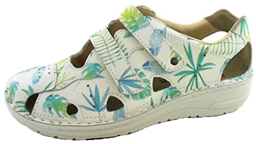 Berkemann Damen Larena Sneaker, Tropical Leaves, 40 2/3 EU