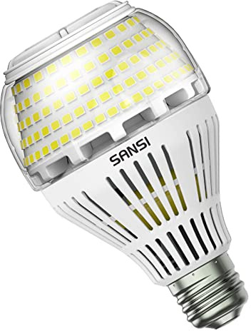 SANSI 30W E27 LED Light Bulb Daylight White 5000K, 450W Incandescent Bulb Equivalent 5000LM Super Bright, Energy Saving Edison Screw LED Bulb 240° Beam Angle for Large Area Ceiling Lighting