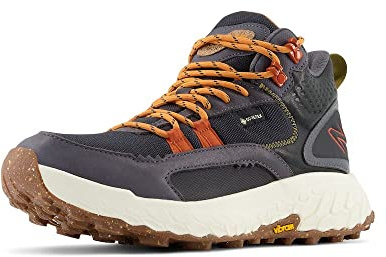 New Balance Women's Fresh Foam X Hierro V1 Mid-Cut Trail Running Shoe, Black/Magnet/Cayenne, 5.5 XW