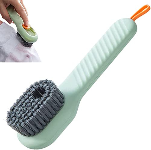 Cleaning Brush for Shoes Household Soft Bristle Cleaning Brush with Soap Dispenser | Press Type Automatic Liquid Adding Brush for Clothes and Shoes (1)