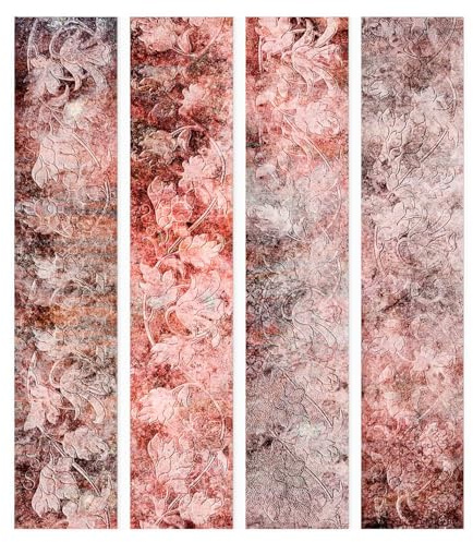 artgeist Puro Premium Wallpaper Cement Plants 20x394 in - Non-Woven Wall Mural Print Fleece Picture Image Design Murals Wall Art Murals Home Decor b-A-0446-j-a