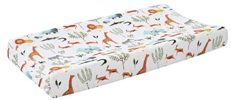 YOUDING Wickelauflagenbezug | Stretch, atmungsaktive Baumwolle, weiche Windel-Tischdecken-Pads | Waschbare Windelunterlage für Kleinkinder, tragbare Wickelunterlage für Babys