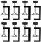 Aramanara 8 Pcs Adjustable G Clamps for Woodwork, Mini Screw Clamps, Universal Table Clamps for Carpentry DIY Projects, Mini Bar Clamp Mounting Welding Crafts
