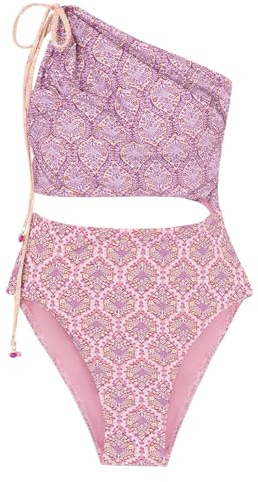 Women'secret Trikini Boho Flower Maillot de Bain pour Femme, Rose, XS