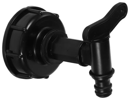 Toddmomy Junta De Barril De Grifo para Depósito De Agua De Lluvia Válvula De Caudal para Jardín Accesorios De Plástico para Exterior para Recolectar Agua De Lluvia