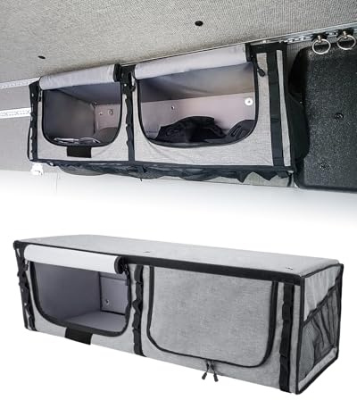 Venussar Armoire de rangement souple pour camping-car de 91,4 cm, organisateur pour camping-car compatible avec Mercedes-Benz Sprinter, compatible avec Ford Transit, compatible avec RAM Promaster