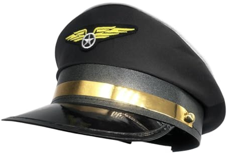 Chapeau de pilote classique pour cosplay, jeu de rôle