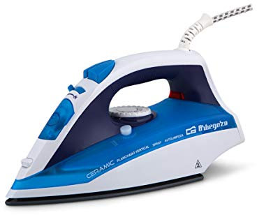 Orbegozo SV 2210 - Plancha ropa vapor, 2200 W de potencia, suela cerámica, función autolimpieza, sistema de vapor vertical, control de temperatura