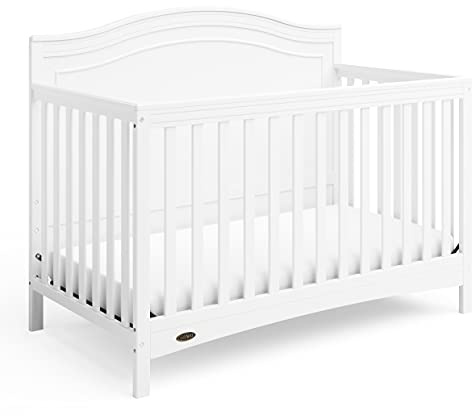 Graco Paris 4-in-1 Convertible Crib, White