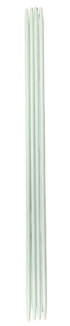 AARNAV 4 x 5mm Aluminium Double Pointed Knitting Needle 20cm Long, 5mm Double Pointed Knitting Pins, Short Knitting Pins for Beginners to Professionals 5mm DPKNs, Set of 4 (4x5mm)