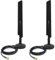 10dBi Dual Band WiFi 6E Antenna 6GHz 2.4GHz 5GHz RP-SMA WiFi Antennae with Extension Cable Magnetic Base for PC Desktop Computer PCI PCIe WiFi Bluetooth PCIe WiFi 6E Card Wireless Network Router