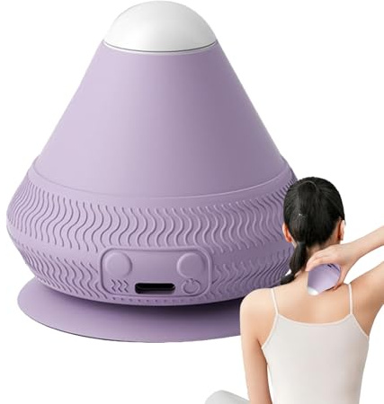 Heated Mountable Massage Ball, 2.44x2.95 in Vibrating Electric Muscle Release Roller, Muscle Release Tool, Adsorption Fitness Tool for Foot, Yoga, Back, Full-Body Relief