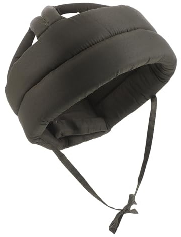 MALUGOGO Casco Protector Anticaídas para Personas Mayores con Acolchado Grueso y Correa Ajustable, Gorra Ligera de Algodón para Actividades Diarias E Interiores