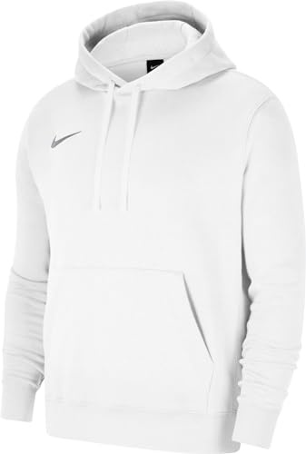 NIKE Mens M Nk Flc Park20 Po Hoodie Sweatshirt, White/White/Wolf Grey, XXL EU