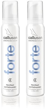 Callusan - Forte - Cremeschaum - Pflege bei Hornhaut - 2x 125 ml