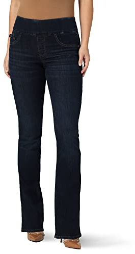 Rock & Republic Women's Denim Rx Fever Pull-On Bootcut Jean, Heart Beat - Dark Indigo, 16