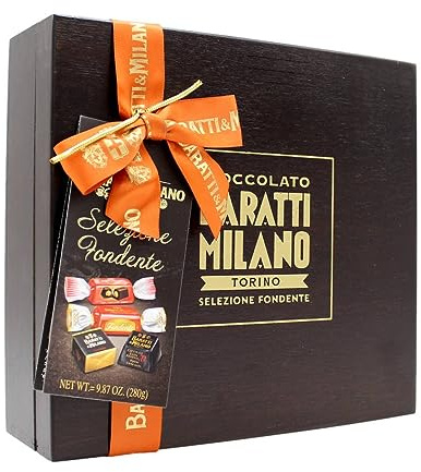 Confezione Scrigno Legno Dark Baratti & Milano Selezione Fondente Praline 280g