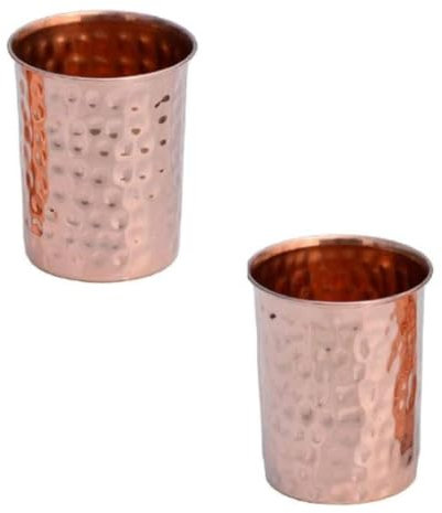 USA Deals 365 Lot de 12 gobelets traditionnels en cuivre pur martelé 350 ml