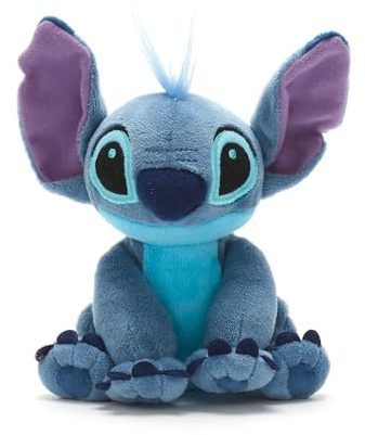 Disney Store Official Stitch Mini Bean Bag, Lilo & Stitch, 16cm/6.2”, Kids Cuddly Alien Toy Plush Character Figure, Suitable for Ages 0+