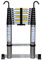 HUIYOPU Escalera Telescópica 2,9m, Escaleras Plegables Aluminio con Ganchos, Escalón Ajustable, se Utiliza para el Mantenimiento Diario, Edificio