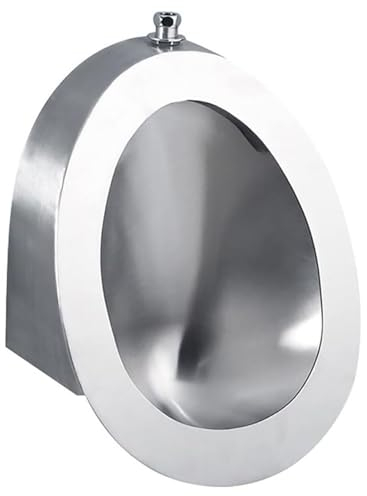 RVUEM Urinal FüR MäNner Und Erwachsene, Urinale FüR MäNner Aus Edelstahl, Wandmontierte Badezimmertoilette, SanitäRartikel FüR MäNner, FüR Zuhause/Hotels/Schulen/öFfentliche Bars