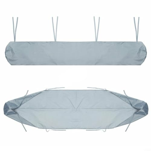 CashMuch Copertura per tenda da giardino, custodia protettiva impermeabile, per tende retrattili manuali, protezione invernale (4,5 m, grigio)