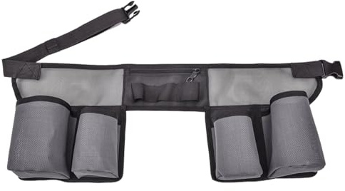 Cinturón de Herramientas de Jardinería - Bolsa Multibolsillo De Gran Resistencia,Delantal De Trabajo Con Bolsa De Herramientas Y Cinturón - para Hombres Mujeres Jardinería Supermercado Restaurante Lim