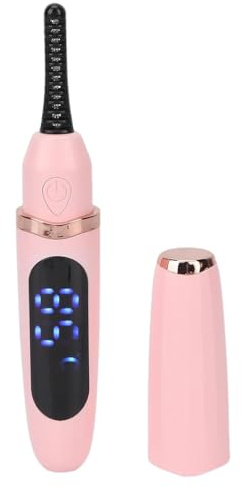 Piegaciglia Riscaldato, Accurate Temperature Control Eyelash Curler Heated Curlers, Portatile Piegaciglia,Professionale Piegaciglia, Natural Makeup, Mantieni il tuo trucco impeccabile
