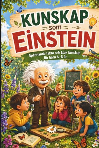 Kunskap som Einstein: Den färgglada kunskapsboken för barn. Den perfekta presenten till nyfikna barn i åldern 6–8 år – idealisk som födelsedagspresent eller bara som en liten överraskning.