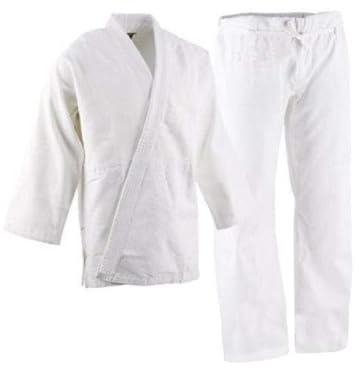 TMA Professional Kimono - Heavyweight Karate Canvas Uniform - 100% Advanced Cotton Karate Gi 12 oz Adult and Kids White (White, 2)