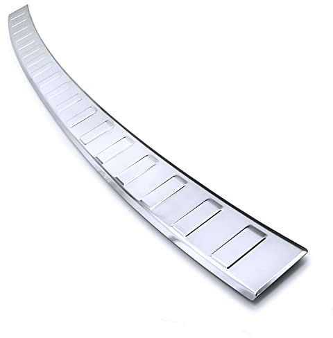 tuning-art BL949 Ladekantenschutz mit Abkantung passend für Volvo XC60 2 II 2017-, Farbe:Silber