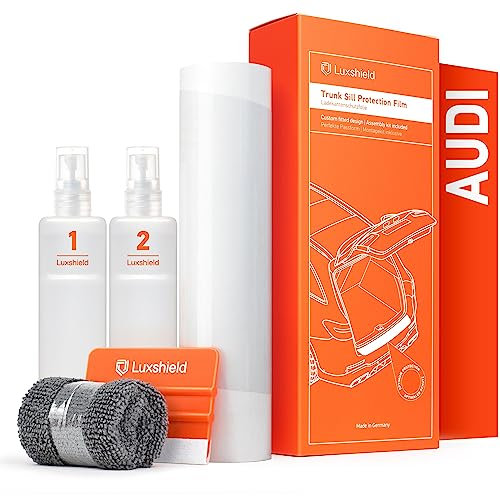 Luxshield Ladekantenschutz Folie für Audi Q3 2 (II) F3 I 2018-2025 - Stoßstangenschutz, Kratzschutz, Lackschutzfolie - Transparent