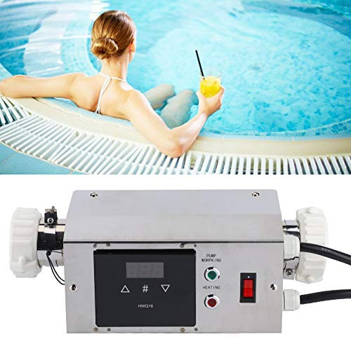 SPA Thermostat Temperature Controller, 2KW Pool Heater Temperature Controller Digital Thermostat for Swimming Pool SPA(American)