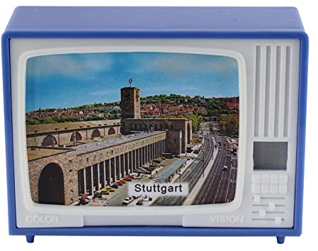Freak Scene Gucki - klick-Fernseher - Stuttgarter Sehenswürdigkeiten - Stuttgart - blau