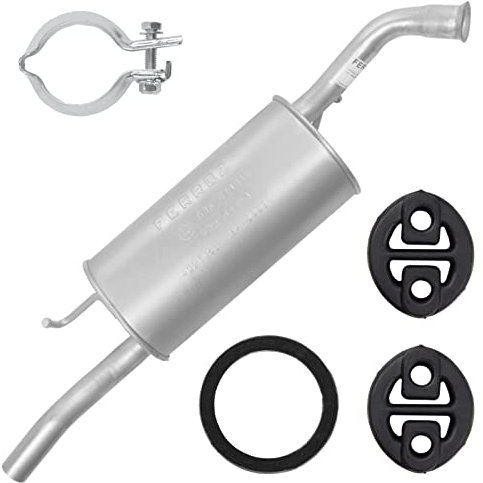 Ferroz Endschalldämpfer Auspuff Endtopf für Toyota Yaris Verso P2 1.3i