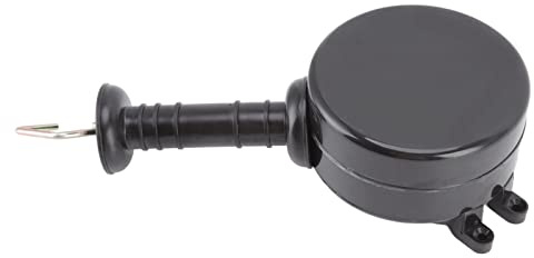 Maniglia per Cancello di Recinzione Elettrica Cancello di Recinzione Elettrico Compatto con Corda Energizzante 5M Maniglia Isolata Maniglia per Allevamento Bestiame Fattoria e Giardino