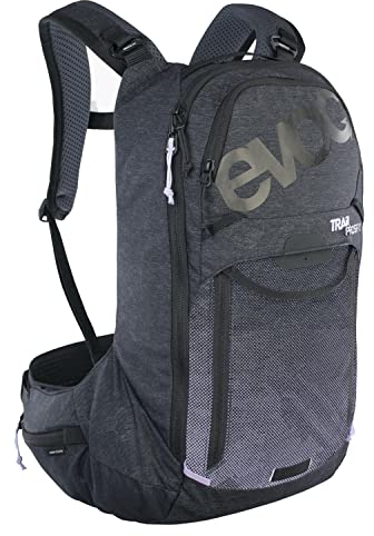 EVOC TRAIL PRO SF 12l Rucksack für Trailriding & Renneinsätze, Backpack (leichter Fahrradrucksack, LITESHIELD PLUS Rückenprotektor, 2l Trinkblasenfach, Größe: XS), Mehrfarbig