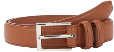 Kajeer Kids Leather Belts For Boys - Classic Girls Boys Belt for School Uniform, Suits, Jeans With Alloy Prong Buckle