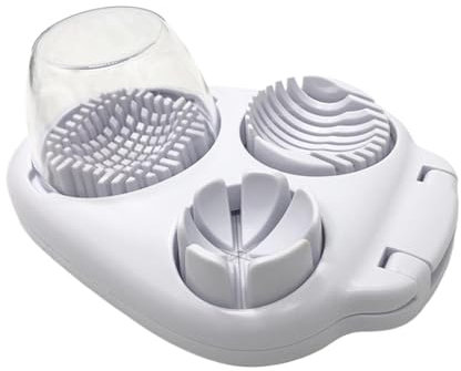 Tagliauova per uova sode, tagliauova per uova sode, pesante Duty – tagliauova sode, filo in acciaio inox, strumento trituratore multifunzione con contenitore per