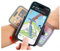 Brassard Téléphone de Sport, 360° Rotation Portable Brassard de Bras, Support de Téléphone Détachable, 2 en 1 Support Smartphone pour 4.5-7 iPhone Galaxy pour la Course, Randonnée, Jogging, 1 Set
